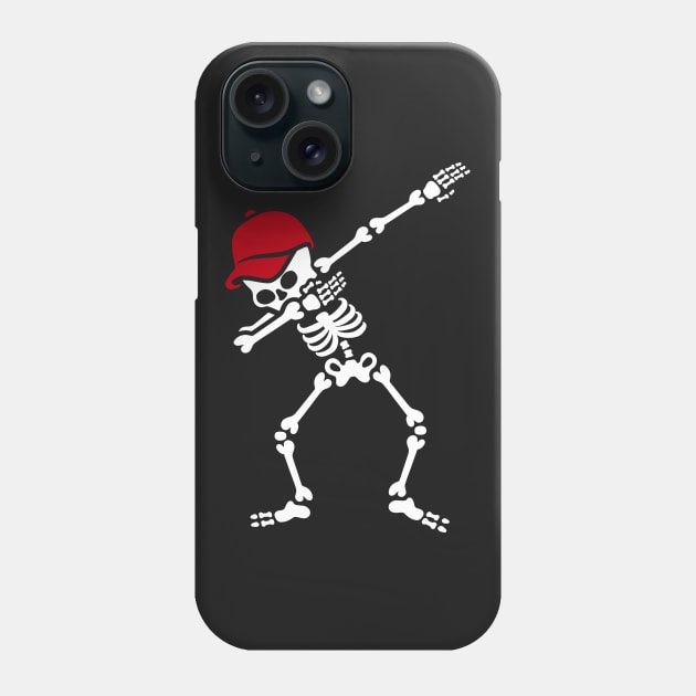 Dabbing skeleton (Dab) baseball cap Phone Case by LaundryFactory