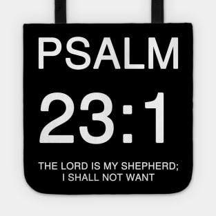 Psalm 23:1 KJV Tote