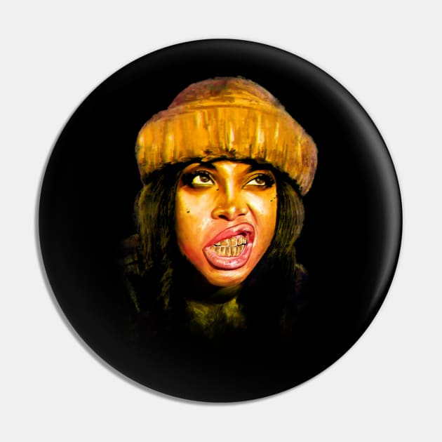 Erykah Badu | Vintage RNB Pin by Wkenca Barada