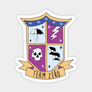 team zero the umbrella academy crest Magnet