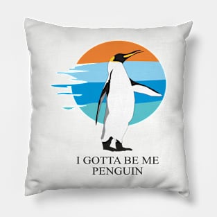 Penguin t shirt Pillow