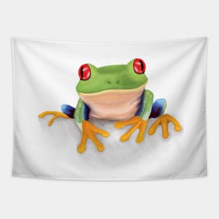 Red Eyed Tree Frog Tapestry