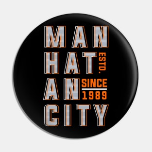 Manhattan city Pin