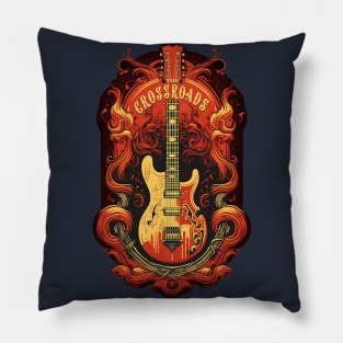 the Crossroad - Electric Guitar Pillow