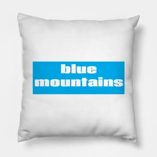 Blue Mountains Pillow