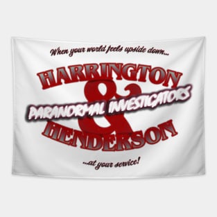 Harrington & Henderson Red Logo Tapestry