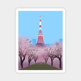 Tokyo Tower (Sakura) Magnet