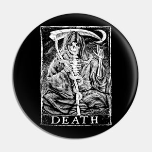 Death Tarot Card Pin