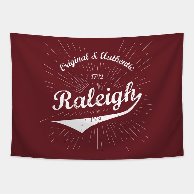 Original Raleigh City Shirt Tapestry by Teevolution