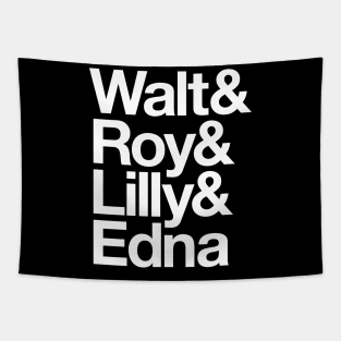 Walt Roy Lilly Edna Tapestry