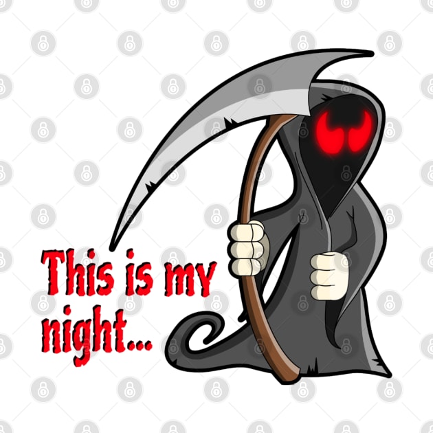 Grim Reaper, This Is My Night, Halloween Party, Halloween Costume by Style Conscious
