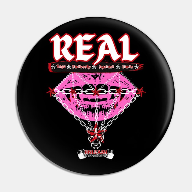 Unleash: Real Diamond Pin by DMcGMerch