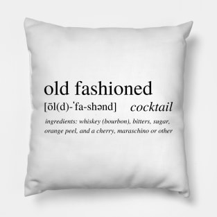 The Old Fashioned cocktail Pillow