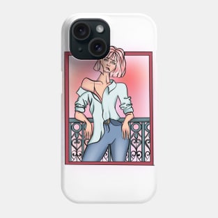 Girl from Paris Phone Case