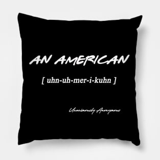 An American... Pillow