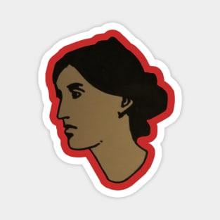 Disembodied Head of Virginia Woolf Magnet