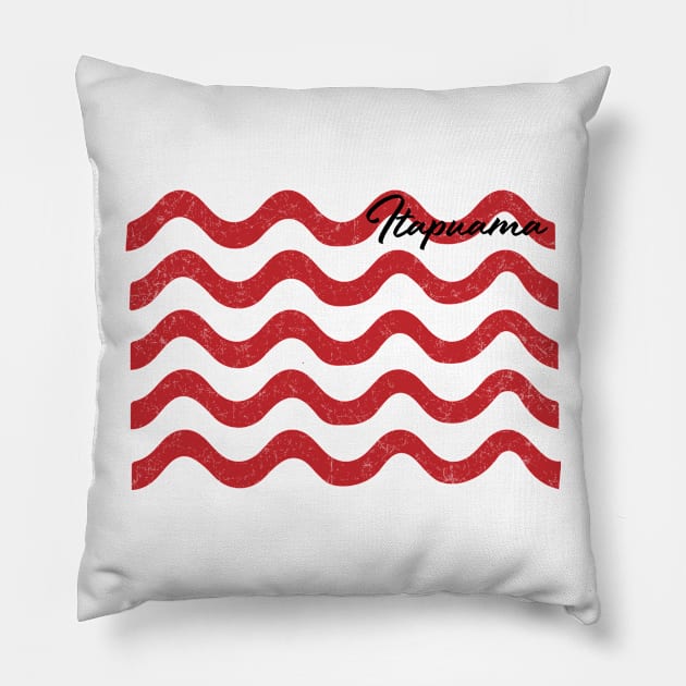 Itapuama beach Pillow by pvbacelar