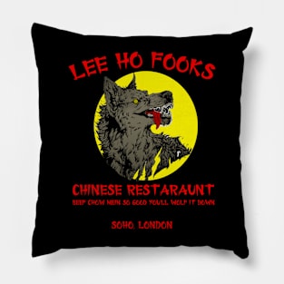 Chopstick Serenade: Lee Ho Fook's T-Shirt - Orient Express Edition Pillow