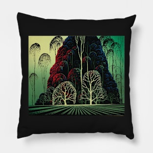 Eyvind Earle Pillow