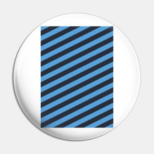 Co. Dublin GAA Sky Blue and Navy Angled Stripes Pin