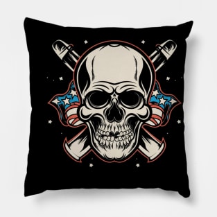 Gothic skull Tattoo Pillow