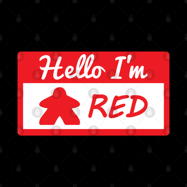 Red Player Tag Hello I'm Red by Shadowisper