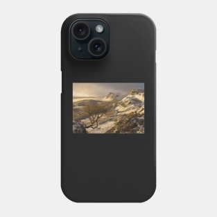 Winter sunrise on the Quiraing Phone Case