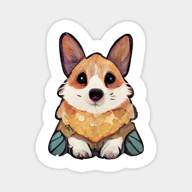 Cute corgi Magnet by Starbuck1992