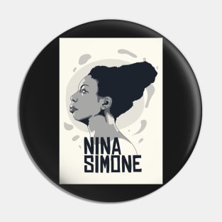 NINA SIMONE PORTRAIT Pin