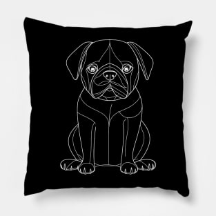 Pug Lines Pillow