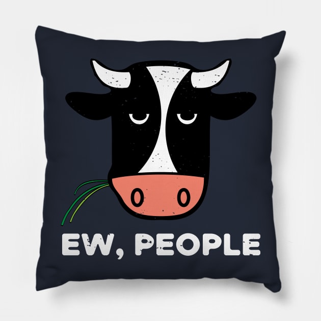 Ew People Heifer Cow Pillow by BraaiNinja