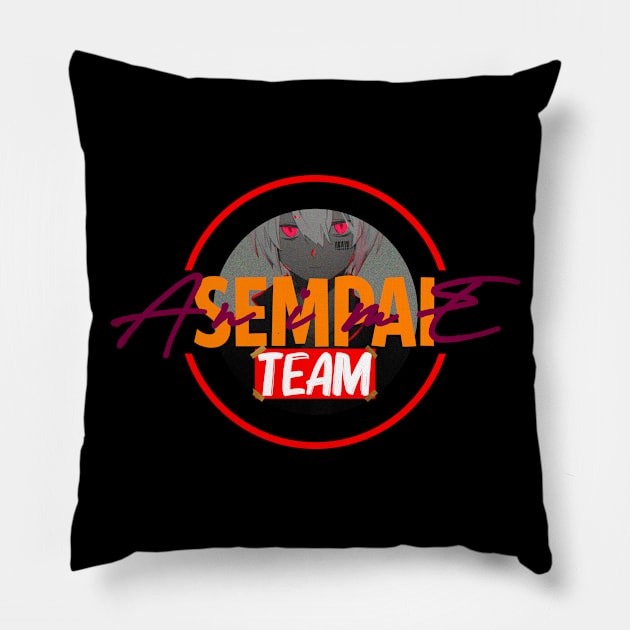 Anime Sempai TEAM Pillow by hikaruniqx