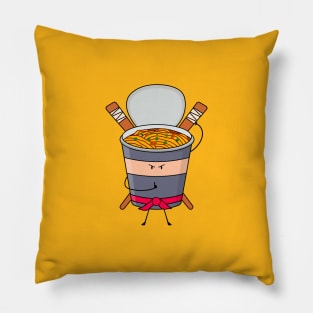 kawaii ninja cup noodle Pillow