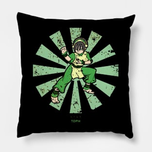 Toph Retro Japanese Avatar Pillow