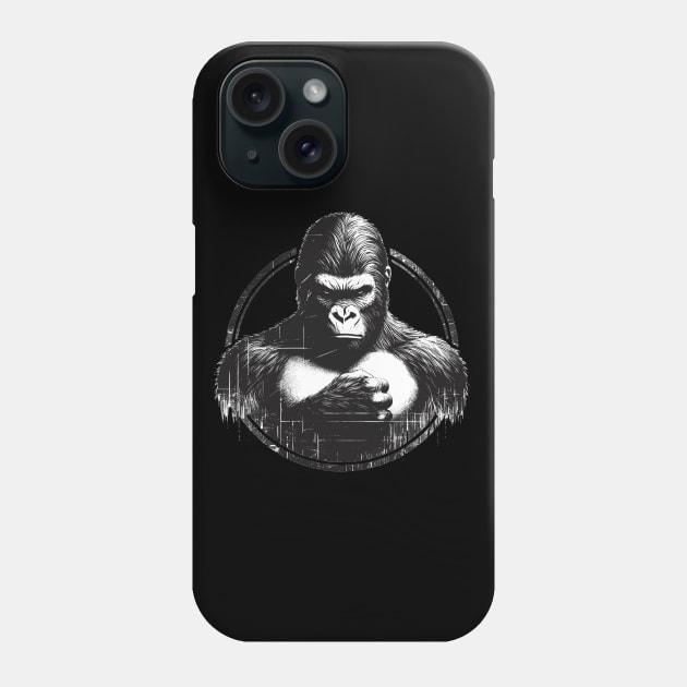 Gorilla Power Go Hard Phone Case by SmartStyle Gallery