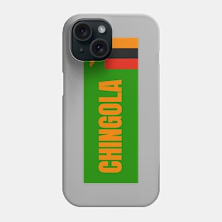 Chingola City in Zambia Flag Phone Case