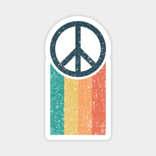 Retro Peace Magnet