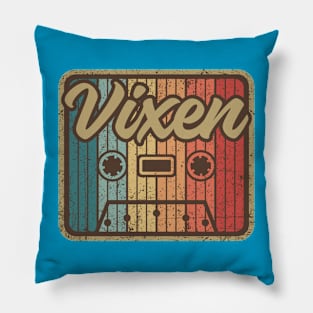 Vixen Vintage Cassette Pillow