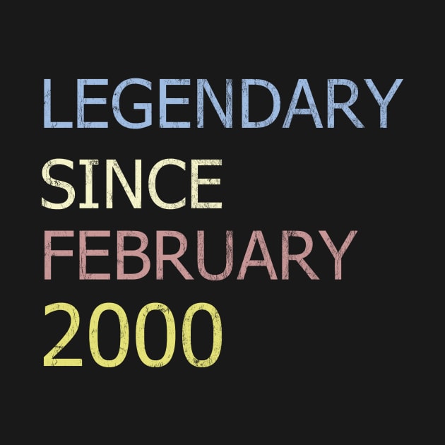 LEGENDARY SINCE FEBRUARY 2000 by BK55