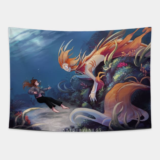 Tide curiosity Tapestry by amberluvsbugs