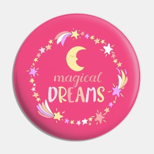 Cute Stars Magic Dreams Pin