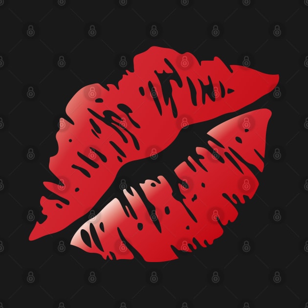 Kiss Mark - Lip Print, Lipstick Mark by twix123844