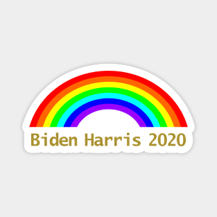 Biden Harris Rainbow Magnet