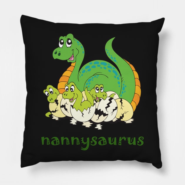 Nannysaurus Pillow by cdclocks