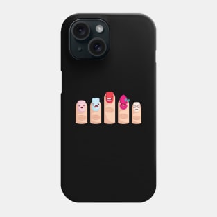 Manicure gone wrong Phone Case