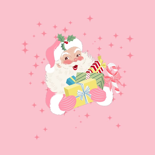 Pink Santa by Moonliteluv