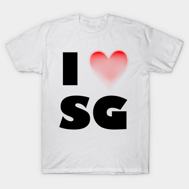 I love sg - Singapore - T-Shirt | TeePublic