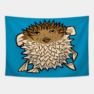 Pufferfish Reversed Tapestry