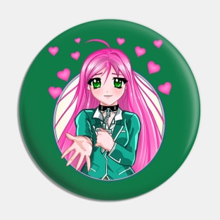 Rosario + Vampire Pin