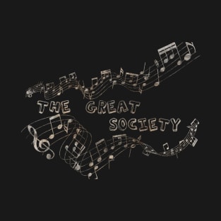 Musical Notes Vintage - The Great Society T-Shirt